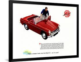 MG Safety Fast-null-Framed Art Print