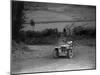 MG TA of JF Kingham competing in the MG Car Club Midland Centre Trial, 1938-Bill Brunell-Mounted Photographic Print