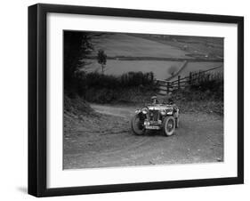 MG TA of NH Grove competing in the MG Car Club Midland Centre Trial, 1938-Bill Brunell-Framed Photographic Print