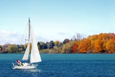 Canadian Sailboat in the Autumn-mg7-Photographic Print