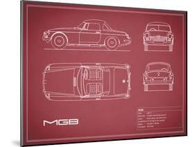 MGB Blue-Mark Rogan-Mounted Art Print