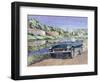 Mgb by a French Canal-Clive Metcalfe-Framed Giclee Print