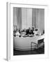 MGM Movie Mogul Louis B. Mayer, Sitting at His Desk in His Office-Walter Sanders-Framed Premium Photographic Print