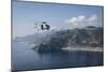 Mh-60S Sea Hawk Helicopters Off the Coast of Naples, Italy-null-Mounted Photographic Print