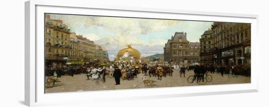 Mi-carême à Paris-Luigi Loir-Framed Giclee Print