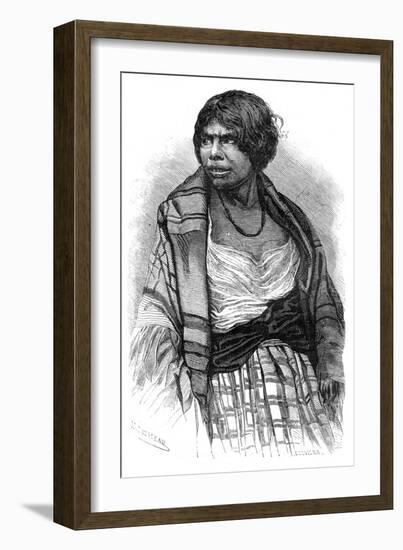 Mi'Kmaq Woman, Cape Breton, Nova Scotia, Canada, 19th Century-Henri Rousseau-Framed Giclee Print