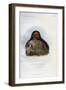 Mi-Neek-Ee-Sank-Te-Ka, the Mink, a Mandan Girl, 1848-George Catlin-Framed Giclee Print