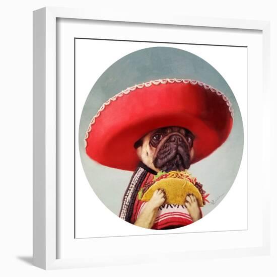 Mi Taco Mi Amigo-Lucia Heffernan-Framed Art Print