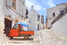 Alleyway. Ceglie Messapica. Puglia. Italy.-Mi.Ti.-Stretched Canvas