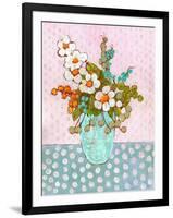 Mia Daisy Flowers Botanical-Blenda Tyvoll-Framed Art Print