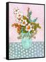 Mia Daisy Flowers Botanical-Blenda Tyvoll-Framed Stretched Canvas