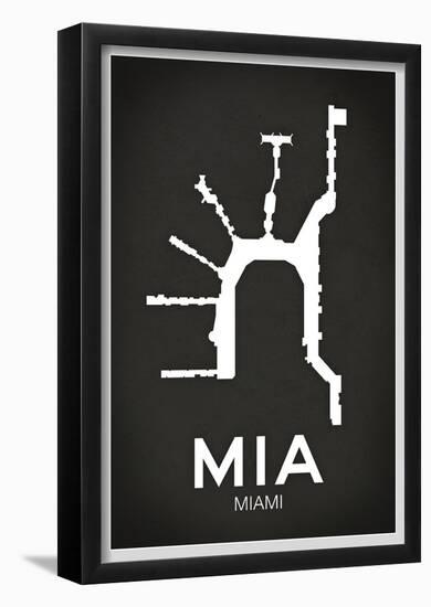 MIA Miami Airport-null-Framed Poster