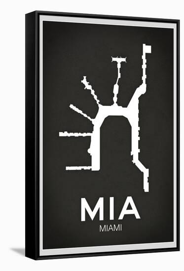 MIA Miami Airport-null-Framed Stretched Canvas