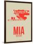 Mia Miami Poster 3-NaxArt-Framed Art Print