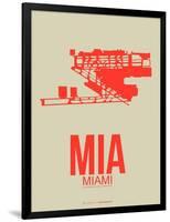 Mia Miami Poster 3-NaxArt-Framed Art Print