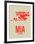 Mia Miami Poster 3-NaxArt-Framed Art Print