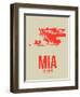 Mia Miami Poster 3-NaxArt-Framed Art Print