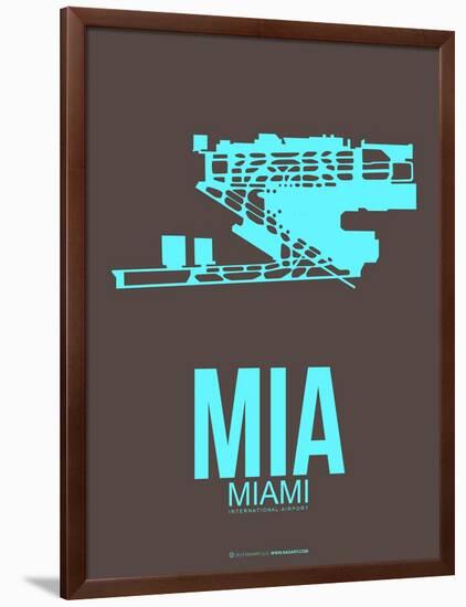 Mia Miamy Poster 2-NaxArt-Framed Art Print