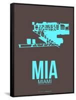 Mia Miamy Poster 2-NaxArt-Framed Stretched Canvas