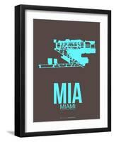 Mia Miamy Poster 2-NaxArt-Framed Art Print