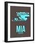 Mia Miamy Poster 2-NaxArt-Framed Art Print
