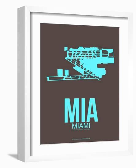 Mia Miamy Poster 2-NaxArt-Framed Art Print