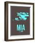 Mia Miamy Poster 2-NaxArt-Framed Art Print