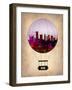 Miami Air Balloon 2-NaxArt-Framed Art Print