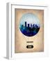 Miami Air Balloon-NaxArt-Framed Art Print