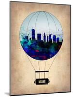Miami Air Balloon-NaxArt-Mounted Art Print