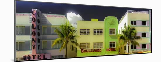 Miami Art Deco II-Richard James-Mounted Art Print