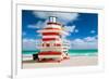 Miami Art Deco Lifeguard House-null-Framed Art Print