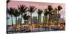 Miami, Bayside Shopping Mall at Dusk-John Kellerman-Stretched Canvas