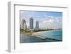 Miami Beach Aerial View-tomalu-Framed Photographic Print