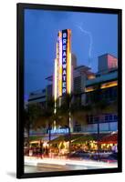 Miami Beach Art Deco District - The Breakwater Hotel South Beach - Florida-Philippe Hugonnard-Framed Photographic Print