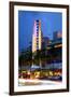 Miami Beach Art Deco District - The Breakwater Hotel South Beach - Florida-Philippe Hugonnard-Framed Premium Photographic Print