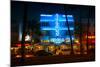 Miami Beach Art Deco District - The Colony Hotel by Night - Ocean Drive - Florida-Philippe Hugonnard-Mounted Photographic Print