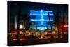 Miami Beach Art Deco District - The Colony Hotel by Night - Ocean Drive - Florida-Philippe Hugonnard-Stretched Canvas