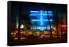 Miami Beach Art Deco District - The Colony Hotel by Night - Ocean Drive - Florida-Philippe Hugonnard-Framed Stretched Canvas