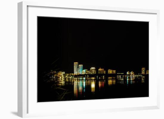 Miami Beach as Seen from North Bay Shore Drive-Françoise Gaujour-Framed Photographic Print