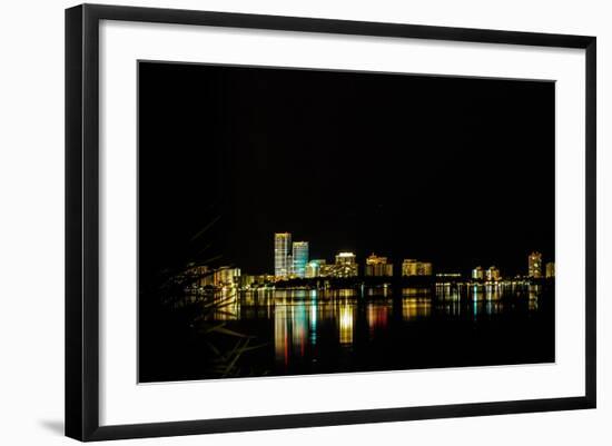 Miami Beach as Seen from North Bay Shore Drive-Françoise Gaujour-Framed Photographic Print