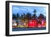 Miami Beach Florida at Sunset-Fotomak-Framed Photographic Print