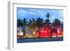 Miami Beach Florida at Sunset-Fotomak-Framed Photographic Print