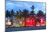 Miami Beach Florida at Sunset-Fotomak-Mounted Photographic Print