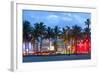 Miami Beach Florida at Sunset-Fotomak-Framed Photographic Print