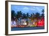 Miami Beach Florida at Sunset-Fotomak-Framed Photographic Print