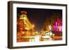 Miami Beach Florida Colorful Night Summer Scene-Fotomak-Framed Photographic Print