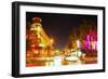 Miami Beach Florida Colorful Night Summer Scene-Fotomak-Framed Photographic Print