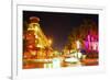 Miami Beach Florida Colorful Night Summer Scene-Fotomak-Framed Photographic Print