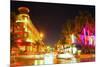 Miami Beach Florida Colorful Night Summer Scene-Fotomak-Mounted Photographic Print